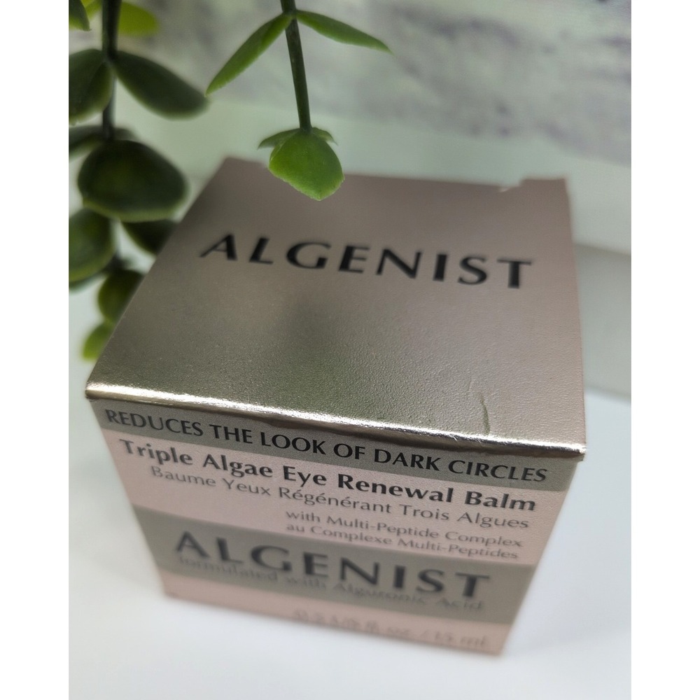 NIB🌿Algenist Triple Algae Eye Renewal Balm 0.5 fl oz Reduced Look Dark Circles